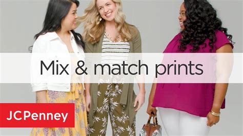 Outfit Ideas How To Mix Prints And Patterns Jcpenney Youtube
