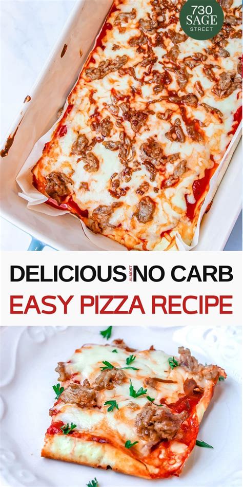This Almost No Carb Pizza Recipe Is Perfect For Low Carb Diets And You
