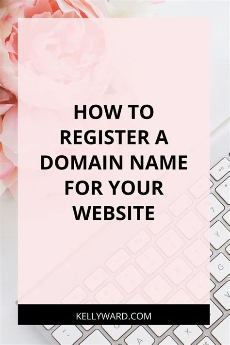 How To Register A Domain Name For Your Website Names How To Find Out Domain