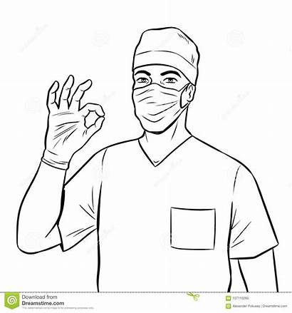 Docteur Coloriage Montre Gesture Ok Doctor Coloring