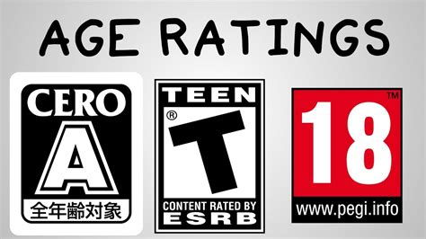 Video Game Age Ratings Youtube