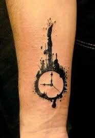 What Does Melting Clock Tattoo Mean? | Represent Symbolism The most common form of clock to get tattooed is the pocket watch with roman numerals, suited both for men and woman, this clock.