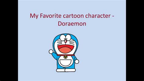 My Favorite Cartoon Character Doraemon Paragraph Few Lines