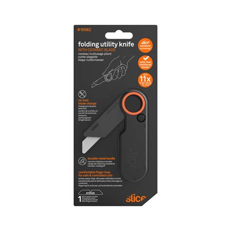 Slice Utility Knife Ceramic Metal 1 Blades Included 54zw6110562