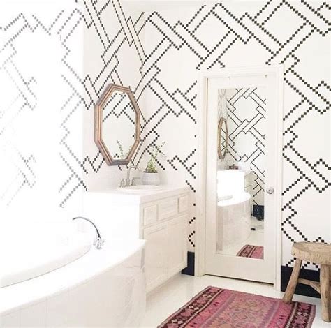 Perfection White Bathroom Black White Bathrooms Black White Wallpaper