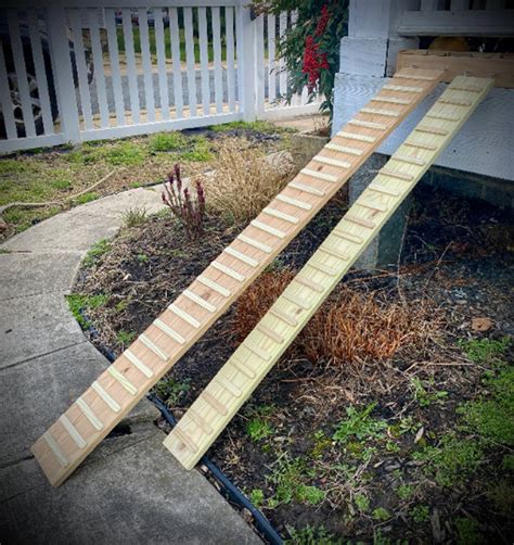 Outdoor Ramp With Sides Option 55 75 Inches Wide 10 70 Inches Long