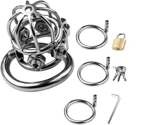 leqc chastity cage for men steel chastity devices cock cage male chastity belts