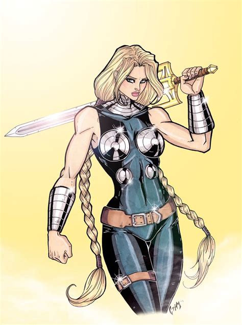 Valkyrie Comic Book Girl Black Widow Marvel Superhero Comic My Xxx Hot Girl