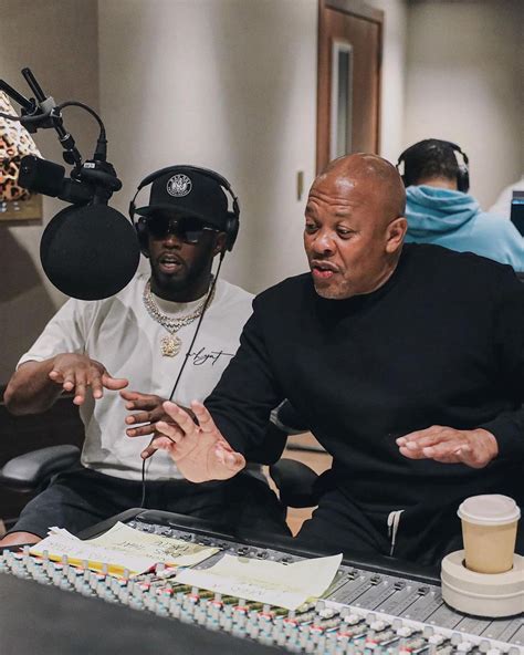 Diddy and Dr. Dre reunite in studio for first time after 2014 feud