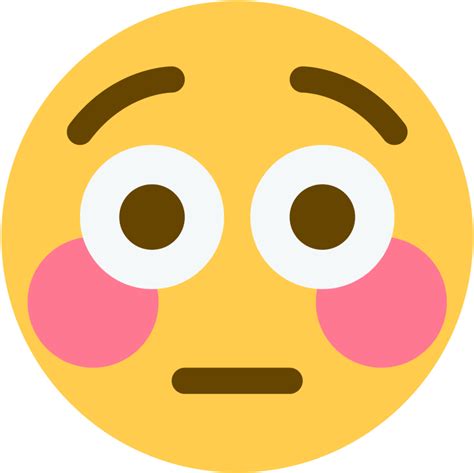 File Twemoji F Svg Flushed Emoji Discord Clipart Hot Sex Picture