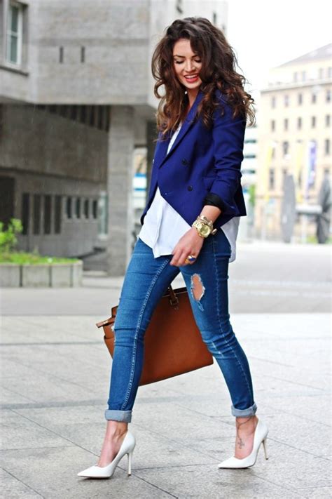 Jeans And Blazers Outfits Casual Wear Outfits With Heels And Jeans