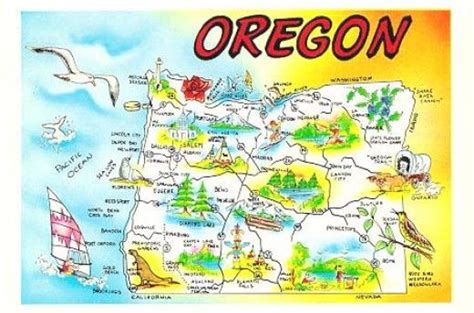 20 Fun And Interesting Facts About Oregon Oregon Map Oregon Oregon Travel