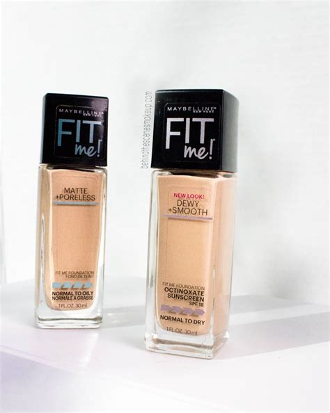 Maybelline's fit me matte + poreless liquid foundation is all about your individual skin tone and texture. Maybelline Fit Me Foundation Review (Dewy & Smooth|Matte ...