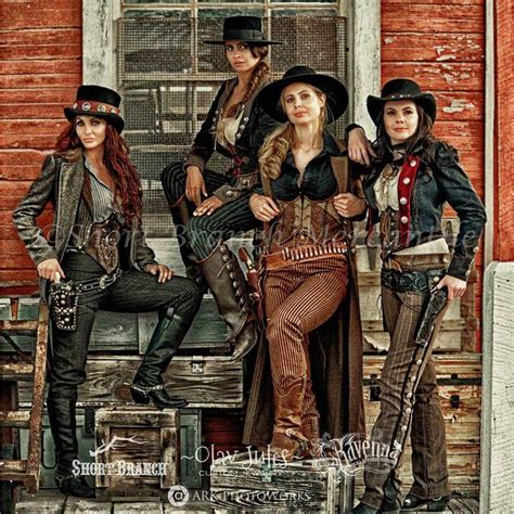 Gunslinger Gals Mode Steampunk Steampunk Couture Steampunk Fashion Cowgirl Style Couple
