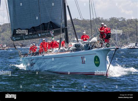 The Super Maxi Yacht Wild Oats Xi Prepares For The Start Of The Annual