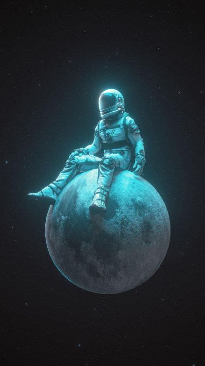 Wallpaper Astronaut On The Moon Astronaut Moon Space Liquid