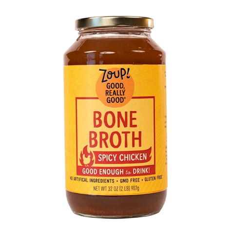 Spicy Chicken Bone Broth Zoup Good Really Good
