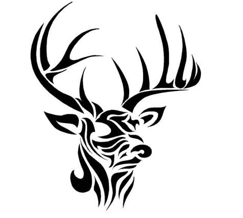 15 Tribal Deer Tattoo Designs And Ideas Tribal Animal Tattoos Deer