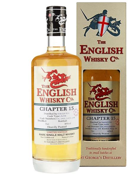The English Chapter 15 Heavily Peated Single Malt Whisky 46