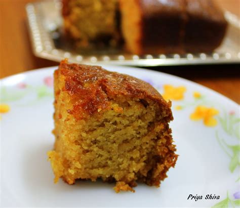 Eggless Whole Wheat Cake Atta Cake Priya Kitchenette