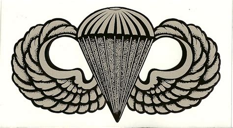 Novice Jump Wings Decal 82nd Airborne Division Museum