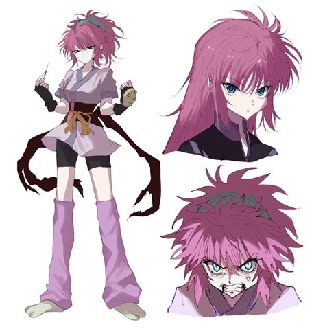 Kasukasugom1 Machi Komacine Hunter X Hunter Highres Tagme Angry