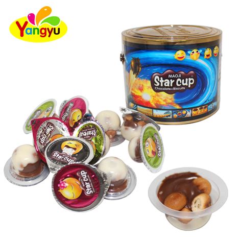 5g Star Choco Cup With Mini Biscuit Ball Chocolatechina Price Supplier