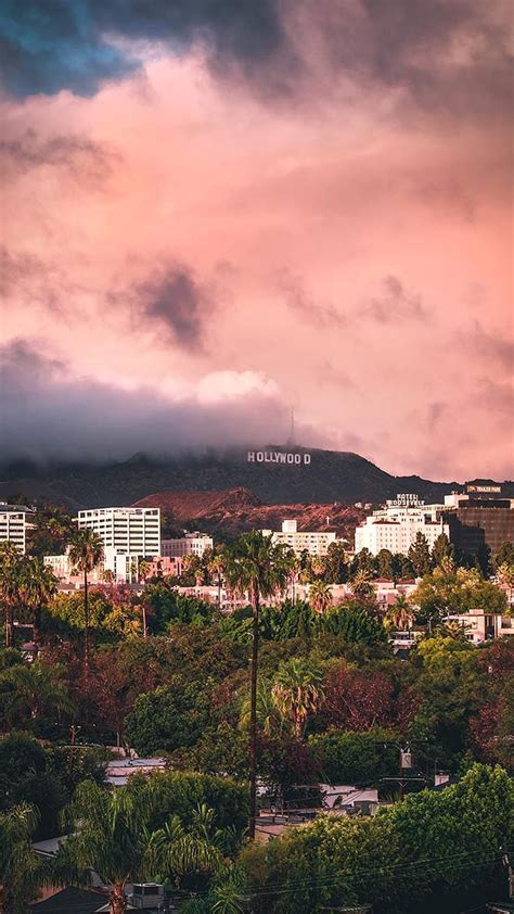 Beautiful Los Angeles IPhone X Hollywood Hills HD Phone Wallpaper Pxfuel