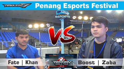Fate Khan Vs Boost Zaba Tekken 7 Grand Final Penang Esports