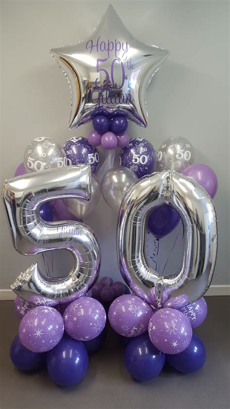 Purple Birthday 50th Party Balloons And Supplies In Cumbernauld