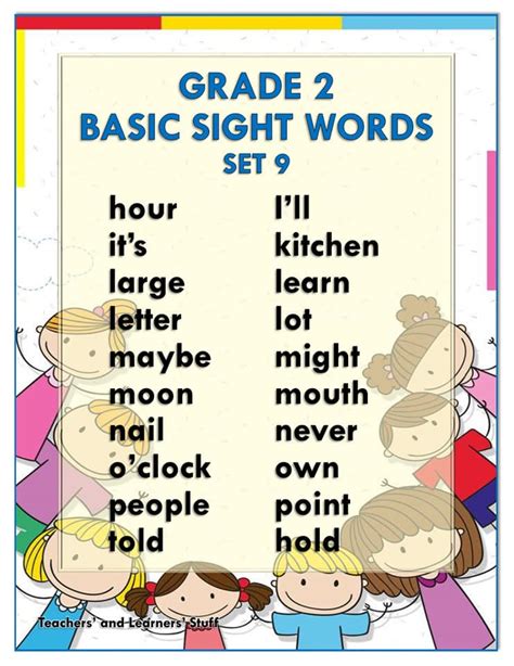 Basic Sight Words Grade 1 6 Free Download Deped Click 1 Vrogue