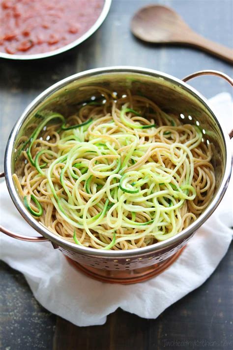 Easy Zoodles Recipe Zucchini Noodles For Beginners Two Healthy Kitchens