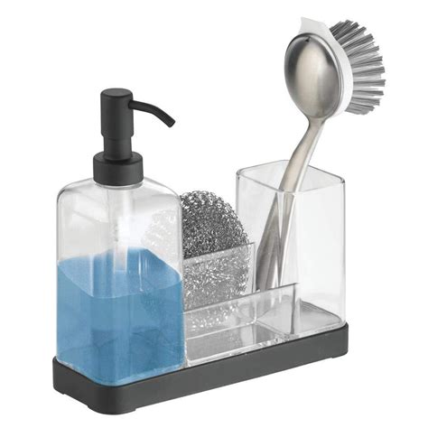 Mdesign Modern Plastic Kitchen Sink Countertop Liquid Dish Soap