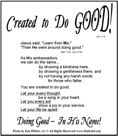 Poem About Making A Positive Difference By Always Doing The Right Thing
