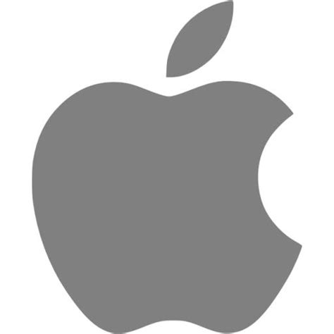 Gray Apple Icon Free Gray Site Logo Icons