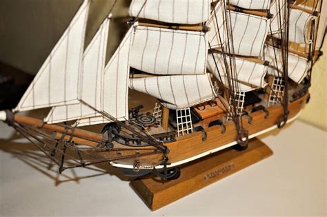 Fragata Siglo Xviiibeautiful Old Wooden Spanish Ship Model Etsy
