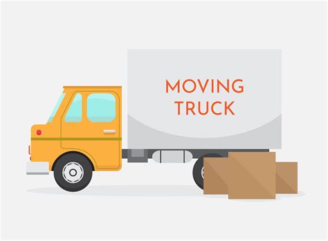 Isolated Moving Truck Vector 208399 Vector Art At Vecteezy