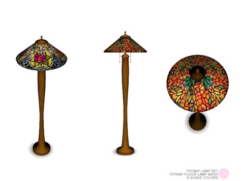 The Sims Resource Tiffany Floor Lamp Mesh