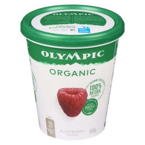 Olympic Organic Yogurt 28 Mf Raspberry Save On Foods