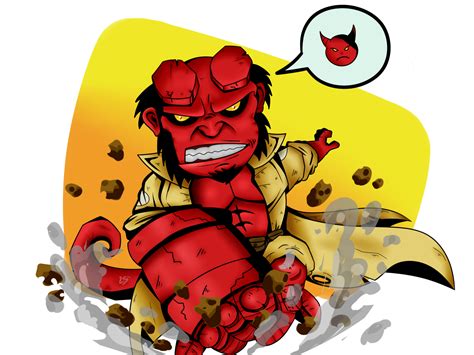 Hellboy Chibi By Loganue On Dribbble