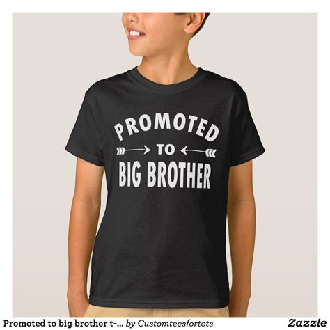 Promoted To Big Brother T Shirt Zazzle Ca Shirts Promoted To Big Brother T Shirt