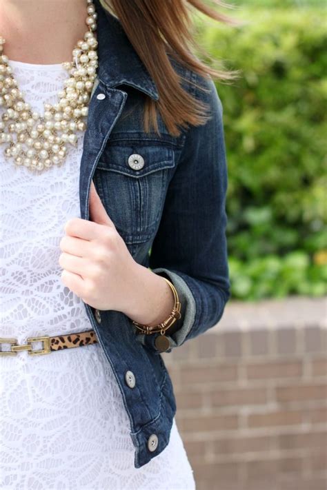 A Little Country Denim And Lace Denim And Lace Denim And Pearls