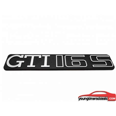 Gti 16s Volkswagen Golf 2 Trunk Logo Trunk Monogram