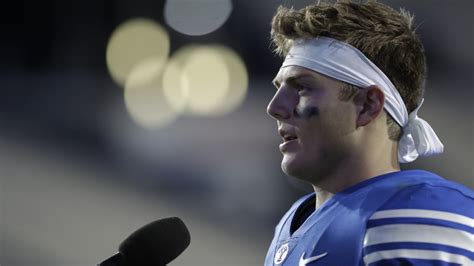 Byu Qb Zach Wilson Earns National Recognitions For Career Night Against