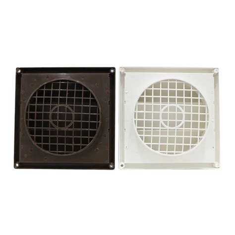 5 Inch White Plastic Louver Vent Hood,Dryer Bathroom Vents Exhaust