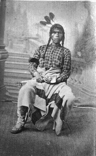 Ojibwa Man1870 Native American Peoples Native North