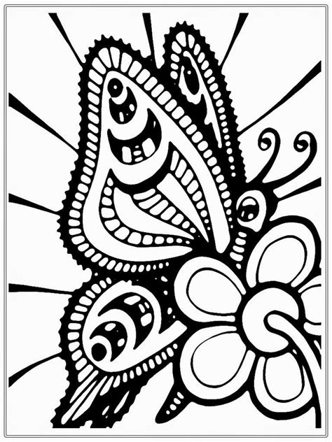 Coloring Pages Adult Coloring Pages Butterfly Realistic