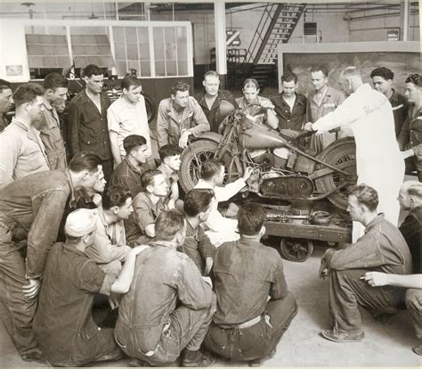 A Rare Look Inside The Harley Davidson Factory From Their Early Days