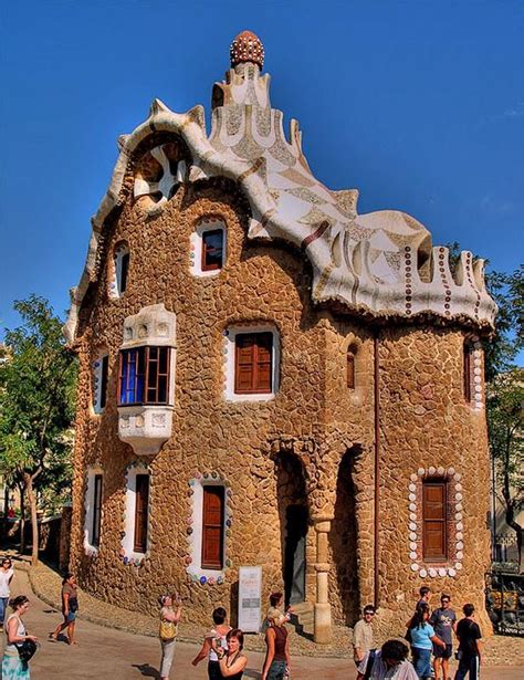 Entrance To Park Guell Cacam Trekearth Gaudi Architecture