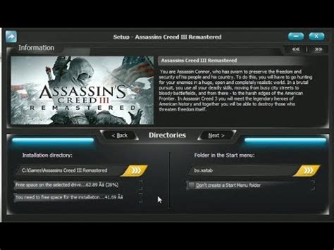 Assassin S Creed Iii Remastered By Xatab Full Installation How To